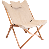 Recliner Chair Beige Bo-Camp Bloomsbury L