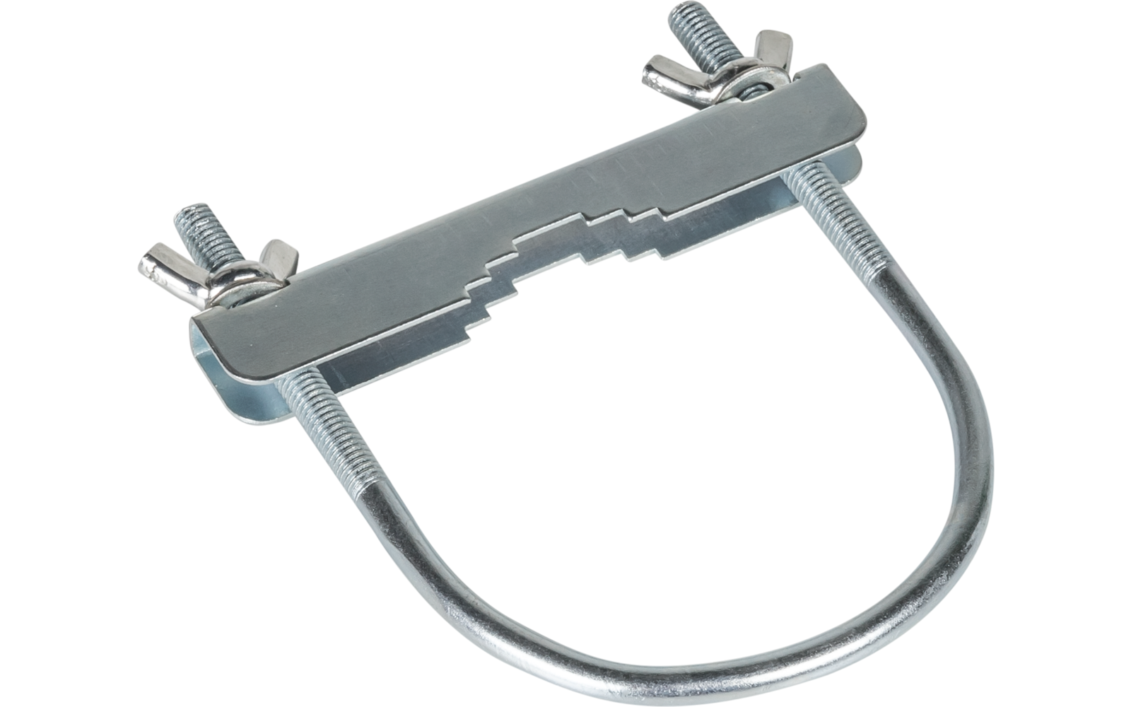 Metallbügel mit zwei Flügelmuttern