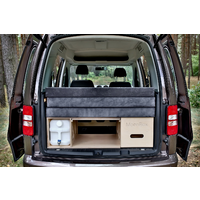Kit de camperizaci&oacute;n para furgoneta 115 cm barnizado Modify MoonBox