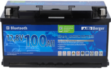 Berger Lithium Batterij 100 Ah met Bluetooth