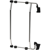 Fiamma Kit Frame Ducato Montage-Rahmen Edelstahl f&uuml;r Fahrradtr&auml;ger 96 x 136 cm silber