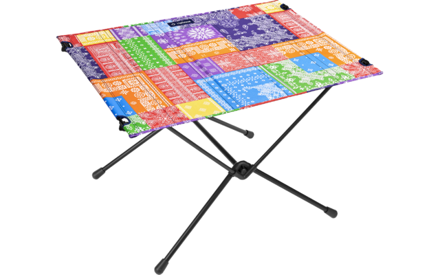 Tavolo da campeggio Helinox Table One Hard Top Rainbow Bandanna Large