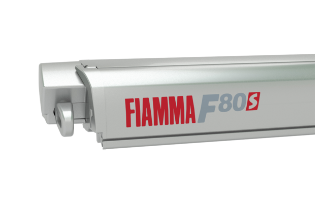 Fiamma F80s 320 Markise Gehäusefarbe Titanium Tuchfarbe Royal Grey 320 cm