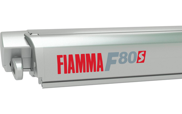 Fiamma F80s 340 Markise Gehäusefarbe Titanium Tuchfarbe Royal Grey 340 cm
