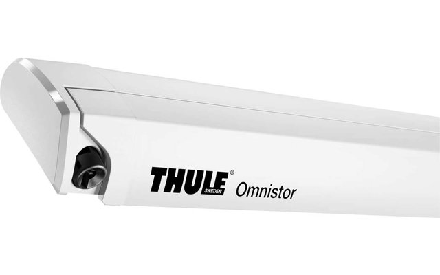Thule Omnistor 9200 Dachmarkise Weiß Tuchfarbe Mystic Grau Länge 4,5 m
