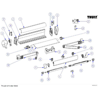 Thule Endkappe (Links/Rechts) passend zu Omnistor 5003