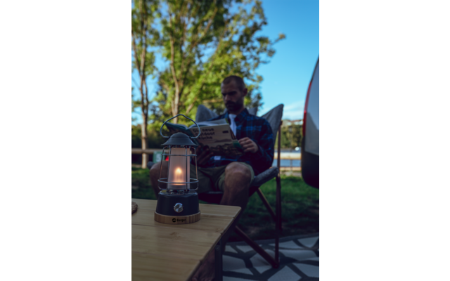 Berger Hopuni LED Camping Lantern with Dimming Function Grey