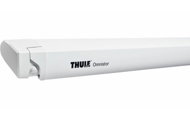 Thule Omnistor 6300 Roof Awning Motorized Housing Color White Cloth Color Mystic Grey 4.03 m