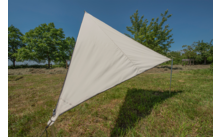 Bent TC- Zip-Protect Canvas Single Connectable Awning 250 x 250 x 250 cm Sand