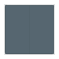 Bent carpet Zip-Carpet Uni steel grey