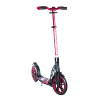 Six Degrees Aluminium Pro Foldable Scooter Black / Red