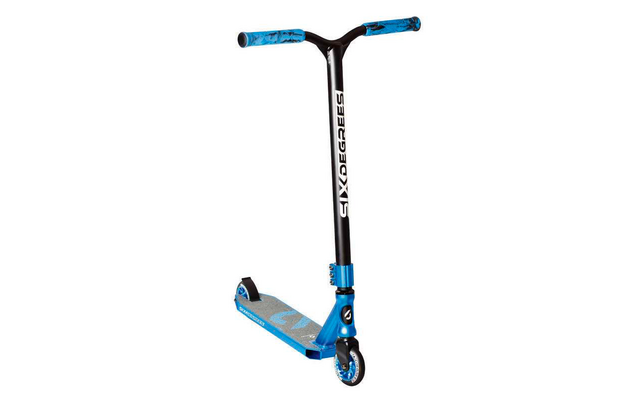 Scooter acrobático de aluminio Six Degrees Azul