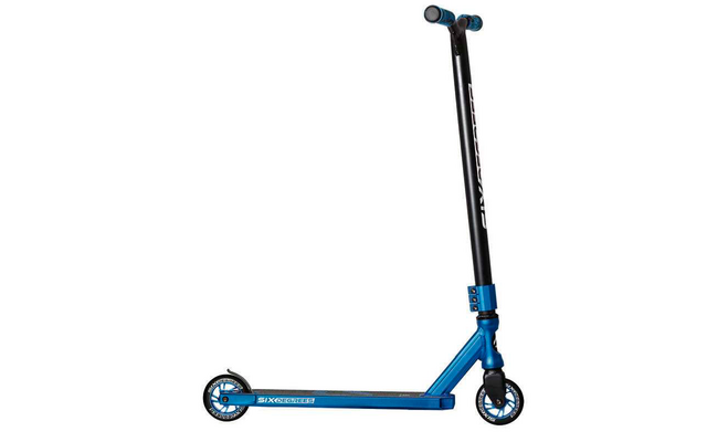 Six Degrees Scooter acrobatico in alluminio blu