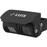 Luis Twin Professional Reversing System incl. 7" Monitor 9 - 32 V Black
