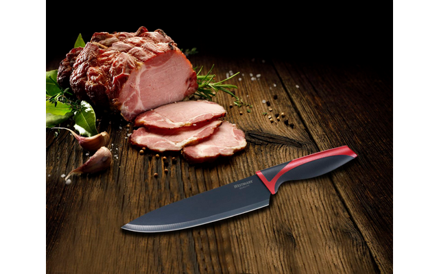 Couteau de chef Westmark lame 20 cm noir/rouge