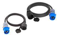 668478 222731 - Câble adaptateur Berger prise CEE 3 pôles et prise femelle à contact de protection 1,5 m
