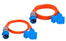 433104 429106 - Cable adaptador Berger Ultimate enchufe CEE y acoplamiento acodado con acoplamiento CEE y acoplamiento de contacto de puesta a tierra