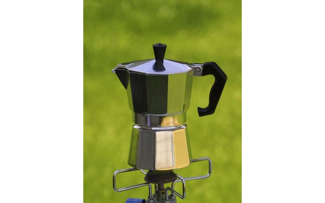 Origin Outdoors Machine à espresso Bellanapoli 3 tasses Alu naturel