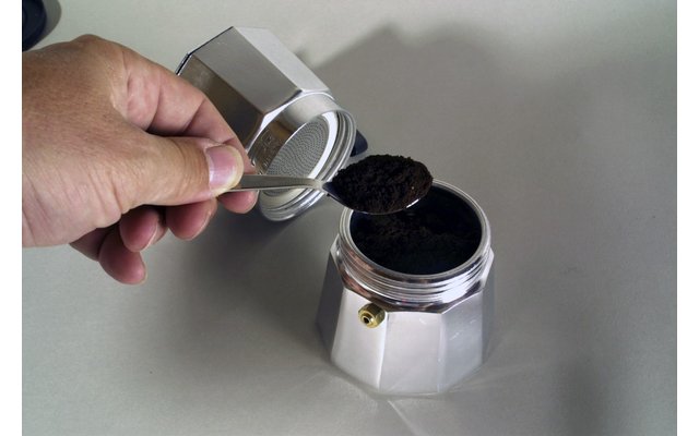 Origin Outdoors Espresso Maker Bellanapoli 3 cups aluminum natural